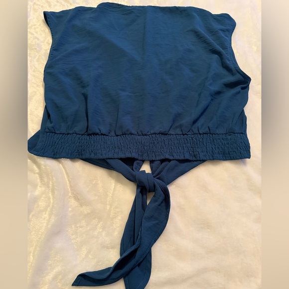 Teal Wide-Leg Jumpsuit - Picture 7 of 13